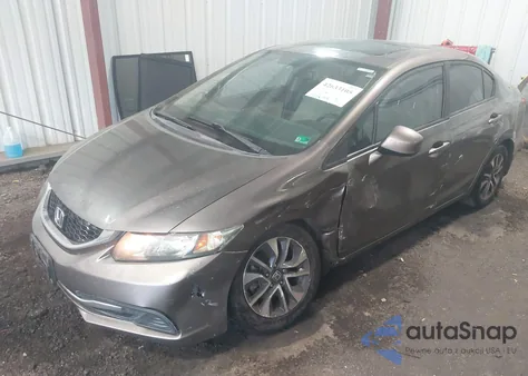 2013 Honda Civic Ex from USA, damaged, VIN 2HGFB2F8XDH535577